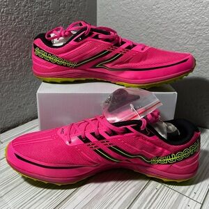 Saucony‎ Kilkenny XC 7 Women’s running shoe spike design Pink size 11 #S19041-2